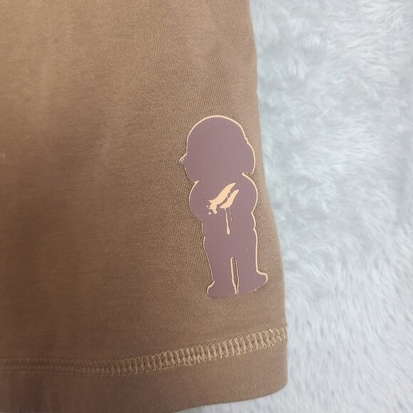 Lil Woo by Al Wissman Brown Shorts with Brown Logo Size Large - Picture 4 of 9
